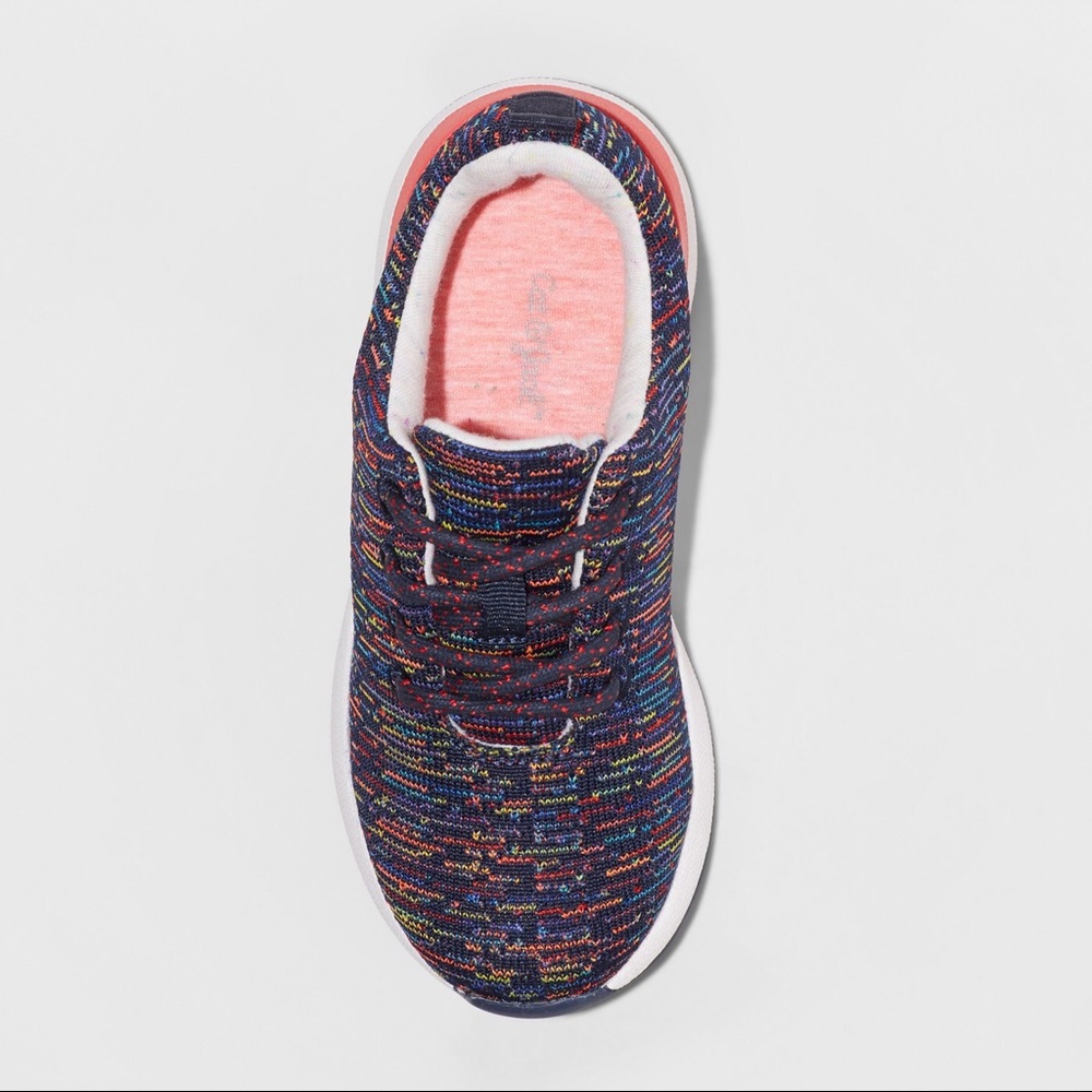 Girl Cat & Jack Multicolor Black Athletic Shoe NWT - Picture 3 of 3